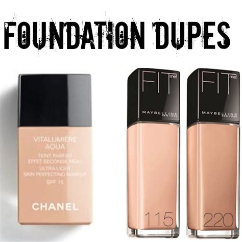 dupe chanel foundation|chanel les beiges foundation dupe.